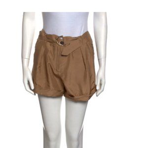Burberry Silk Shorts with Belt